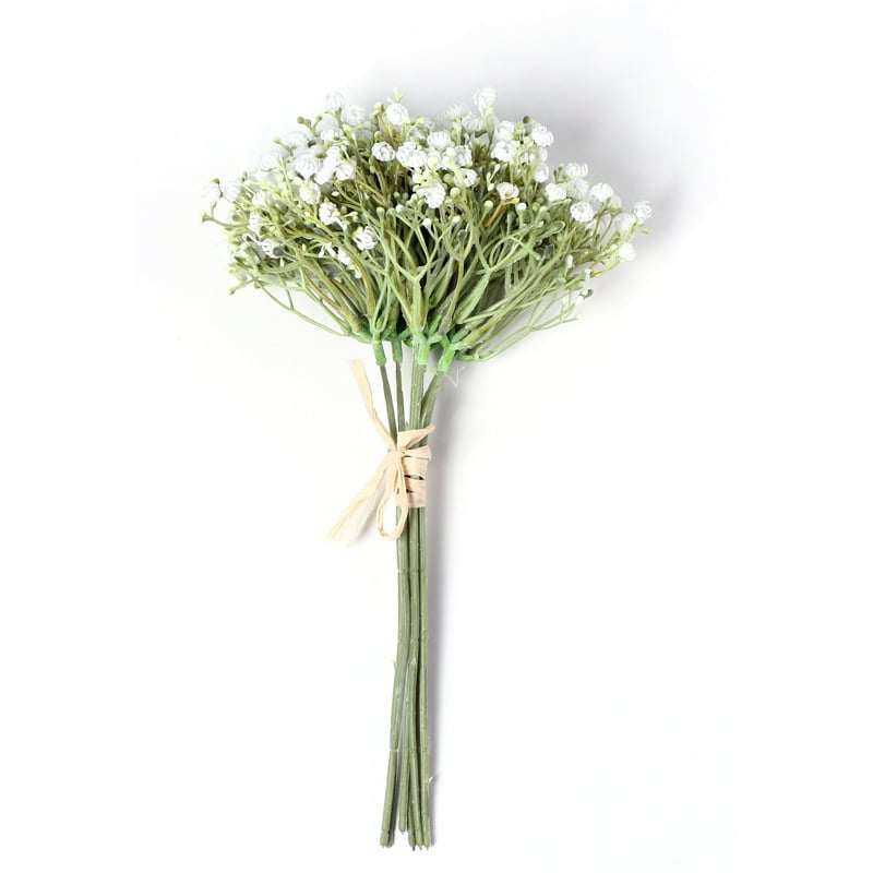 7-главен изкуствен Gypsophila цвете за домашен декор, ръчен букет Starry Sky