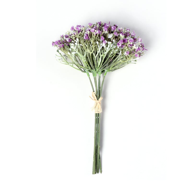 7-главен изкуствен Gypsophila цвете за домашен декор, ръчен букет Starry Sky