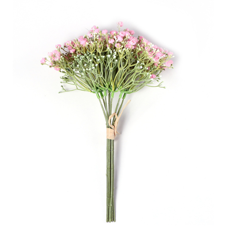 7-главен изкуствен Gypsophila цвете за домашен декор, ръчен букет Starry Sky
