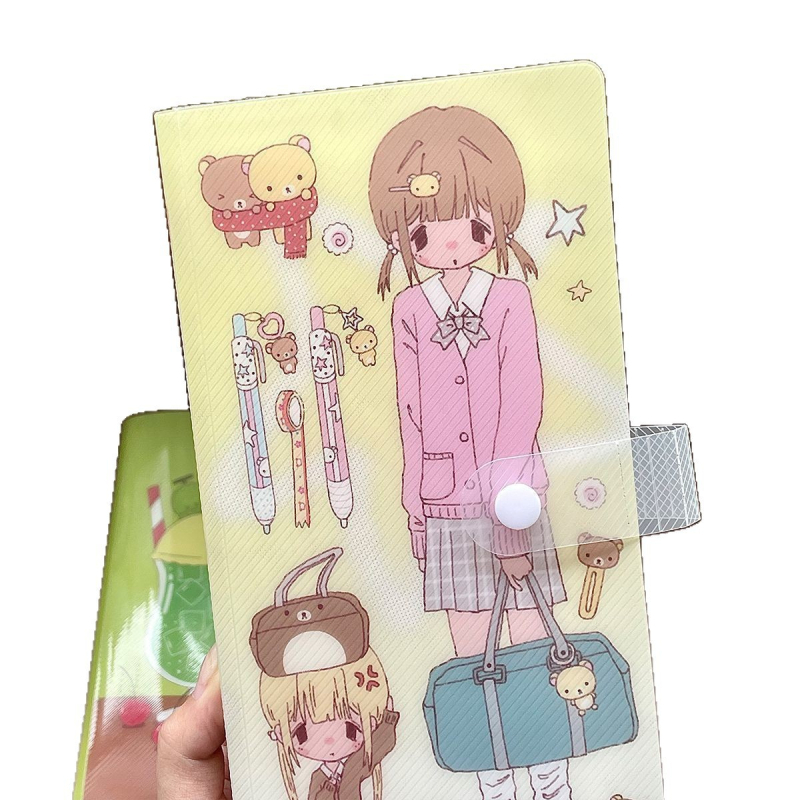 Альбом за съхранение на стикери Wow Kawaii – абстрактен гротескно-солен стил за маникюр