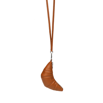 Baroness Croissant Bag - Mini crossbody Dumpling torbica od PU kože, za kartice i ključeve