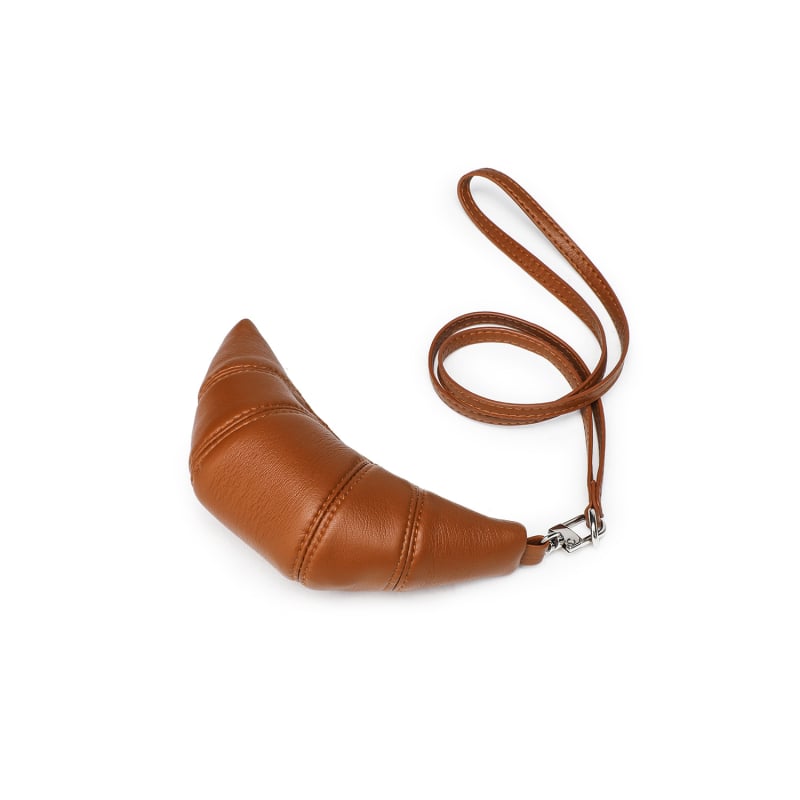 Baroness Croissant Bag - Mini crossbody Dumpling torbica od PU kože, za kartice i ključeve