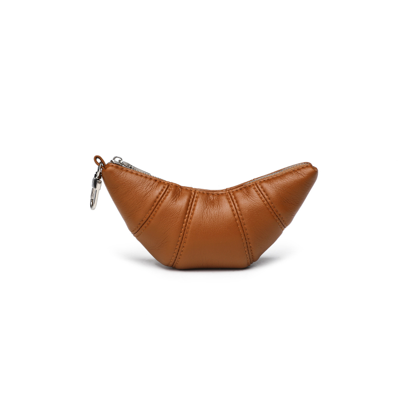 Baroness Croissant Bag - Mini crossbody Dumpling torbica od PU kože, za kartice i ključeve