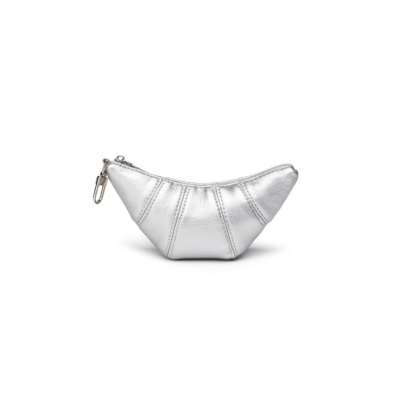 Baroness Croissant Bag - Mini crossbody Dumpling torbica od PU kože, za kartice i ključeve