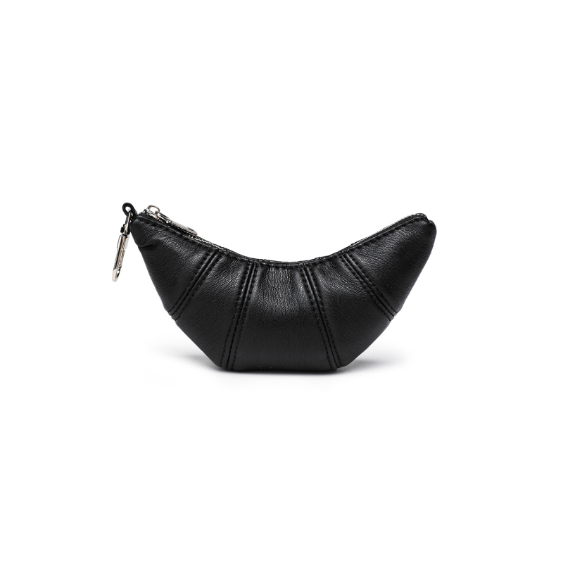 Baroness Croissant Bag - Mini crossbody Dumpling torbica od PU kože, za kartice i ključeve