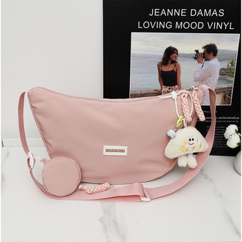 2025 nyári dumpling-stílusú crossbody táska, kicsi, sokoldalú, japán ihletésű minimalist dizájn mindennapi használatra