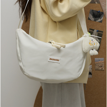 2025 nyári dumpling-stílusú crossbody táska, kicsi, sokoldalú, japán ihletésű minimalist dizájn mindennapi használatra