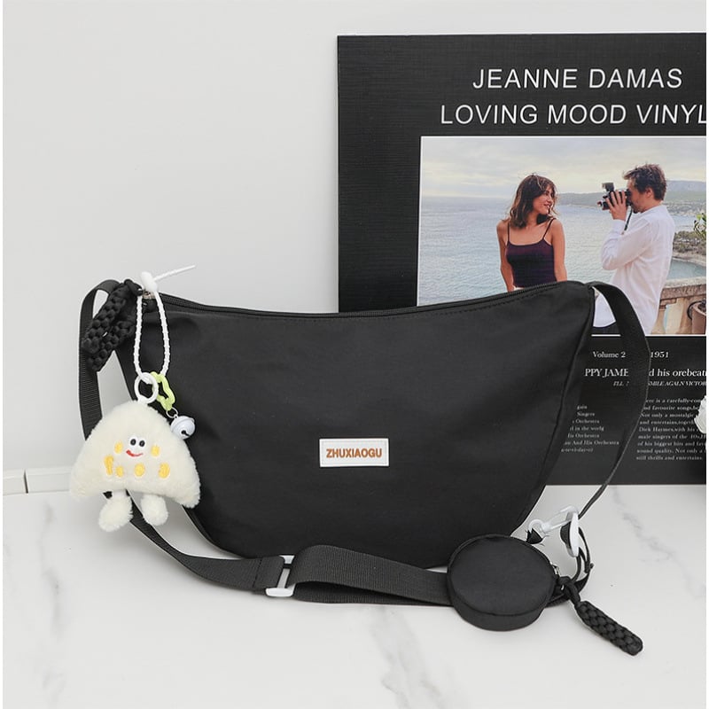 2025 nyári dumpling-stílusú crossbody táska, kicsi, sokoldalú, japán ihletésű minimalist dizájn mindennapi használatra