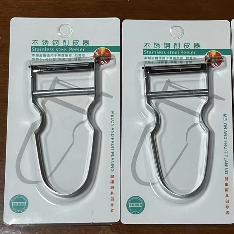 430 неръждаема стомана, U‑образен обелвач – многофункционален кухненски инструмент за ябълки, картофи и диня