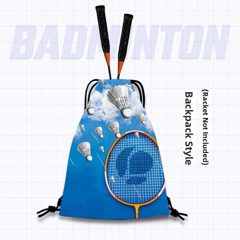 Taška na rakety badminton s módnym vzorom, dvojramenná, veľká kapacita, športová taška na badminton/tenis