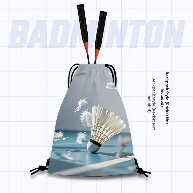Taška na rakety badminton s módnym vzorom, dvojramenná, veľká kapacita, športová taška na badminton/tenis