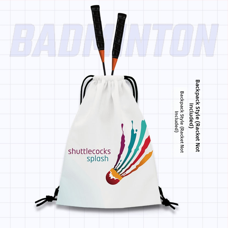 Taška na rakety badminton s módnym vzorom, dvojramenná, veľká kapacita, športová taška na badminton/tenis