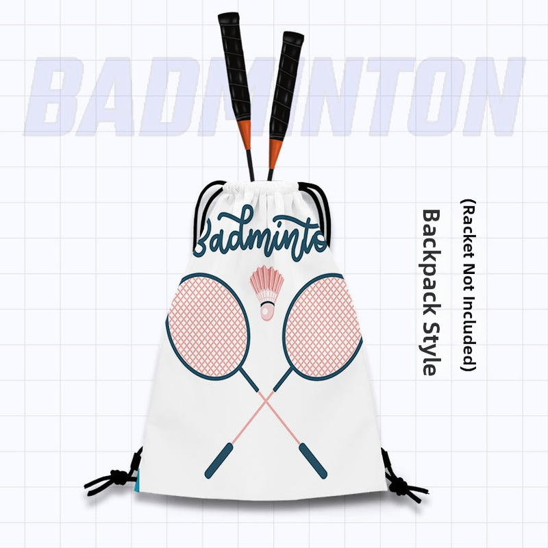 Taška na rakety badminton s módnym vzorom, dvojramenná, veľká kapacita, športová taška na badminton/tenis