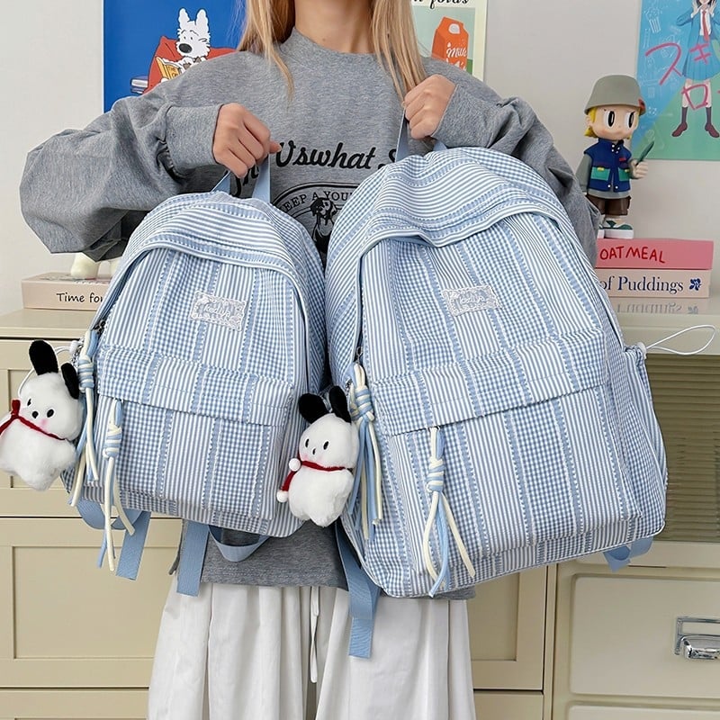 Koreai stílusú minimalist hátizsák általános és középiskolások számára, könnyű, nagy kapacitású, iskolai és ingázási használatra