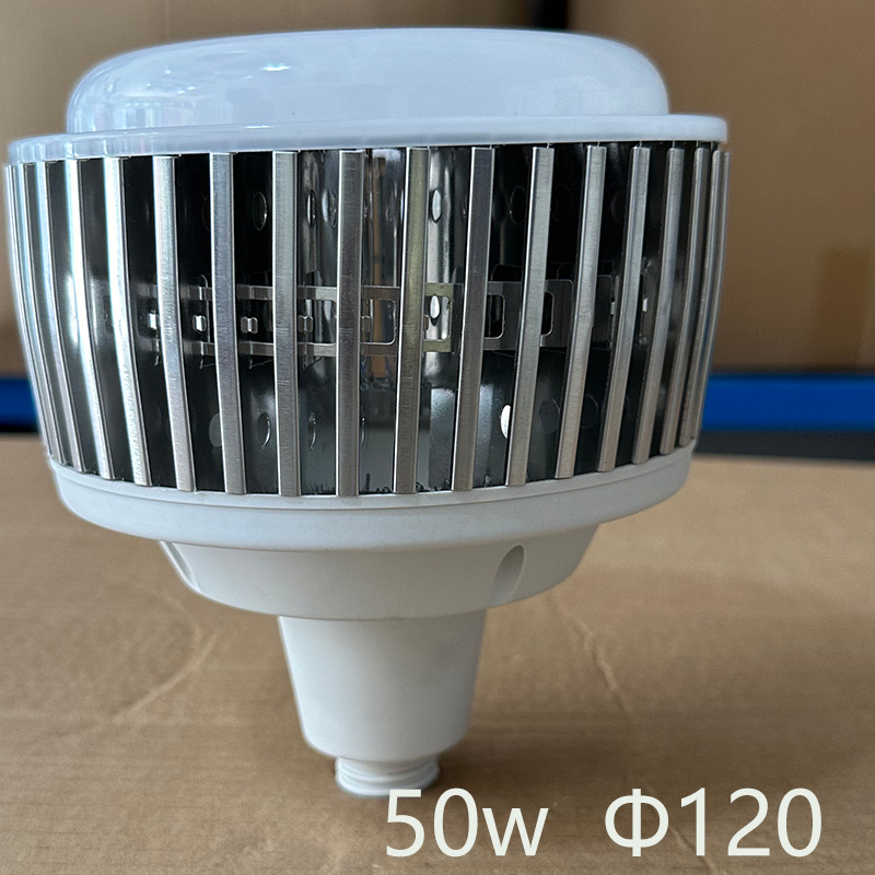LED лампа за фотография с допълнително осветление за растежа на растенията – корпус с ребра за охлаждане и мек дифузьор на светлината