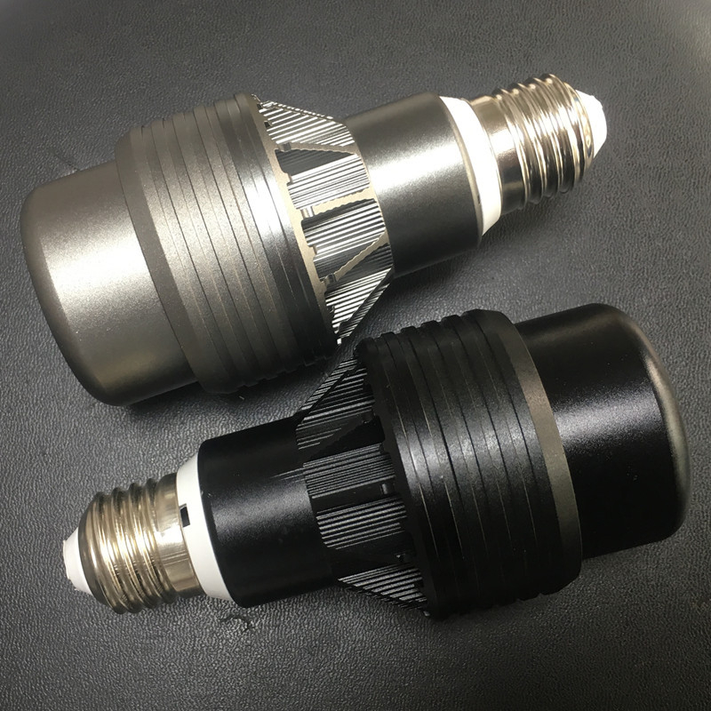 10W LED PAR20 прожектор с алуминиев корпус, черно-сив финиш, регулиращ пръстен, лъч 15–60°