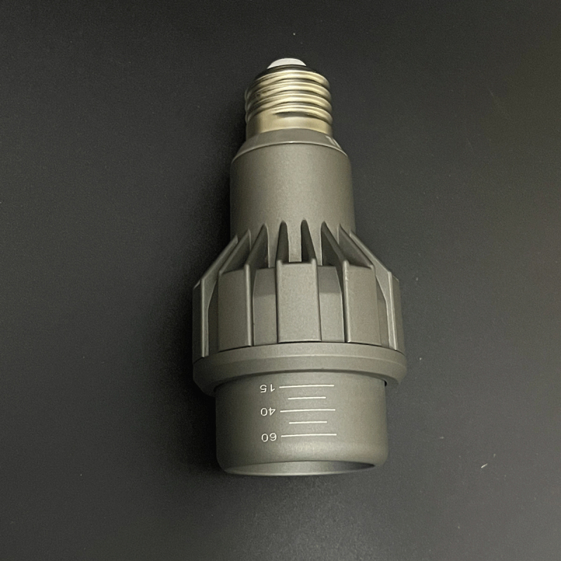 10W LED PAR20 прожектор с алуминиев корпус, черно-сив финиш, регулиращ пръстен, лъч 15–60°