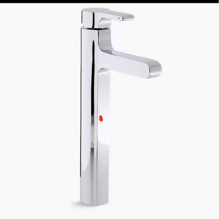 K-10860/10861T-4-C Смесител за баня за мивка върху плот, топла и студена вода