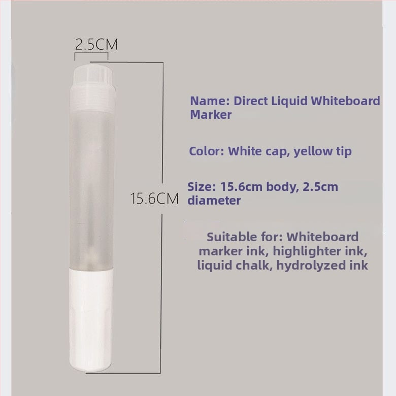 30 ml prázdny marker na tabuľu s hrubým písmom, veľká kapacita, profesionálny pre učiteľov, opakovane plniteľný, na vyučovanie, 20 ml marker na tabuľu