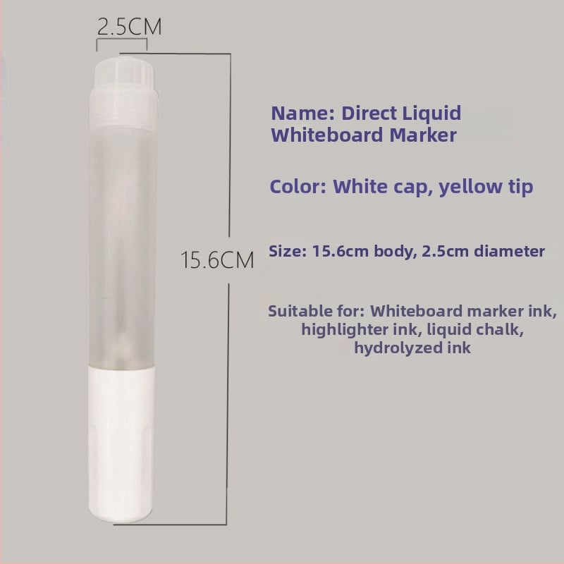 30 ml prázdny marker na tabuľu s hrubým písmom, veľká kapacita, profesionálny pre učiteľov, opakovane plniteľný, na vyučovanie, 20 ml marker na tabuľu