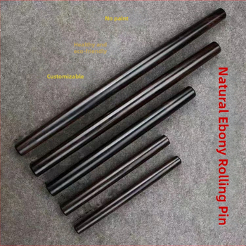 Ролер за тесто от Ebony Purple Sandalwood, голям размер, удължен, за кори за пелмени и печене
