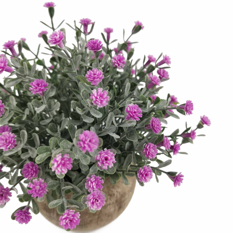 Изкуствени саксийни растения и бонсаи с Gypsophila за дом и хотел, декоративни настолни елементи