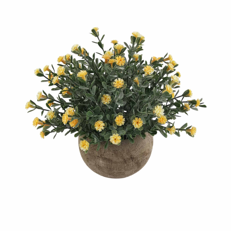 Изкуствени саксийни растения и бонсаи с Gypsophila за дом и хотел, декоративни настолни елементи