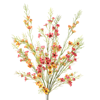 Изкуствени цветя — клонче Wintersweet с копринени цветове, за сватби и домашна декорация