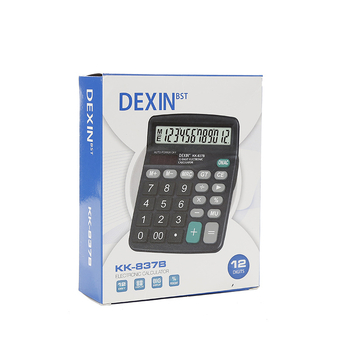 DEXIN KK-837B настолен калкулатор, 12-цифрен, за офисни изчисления