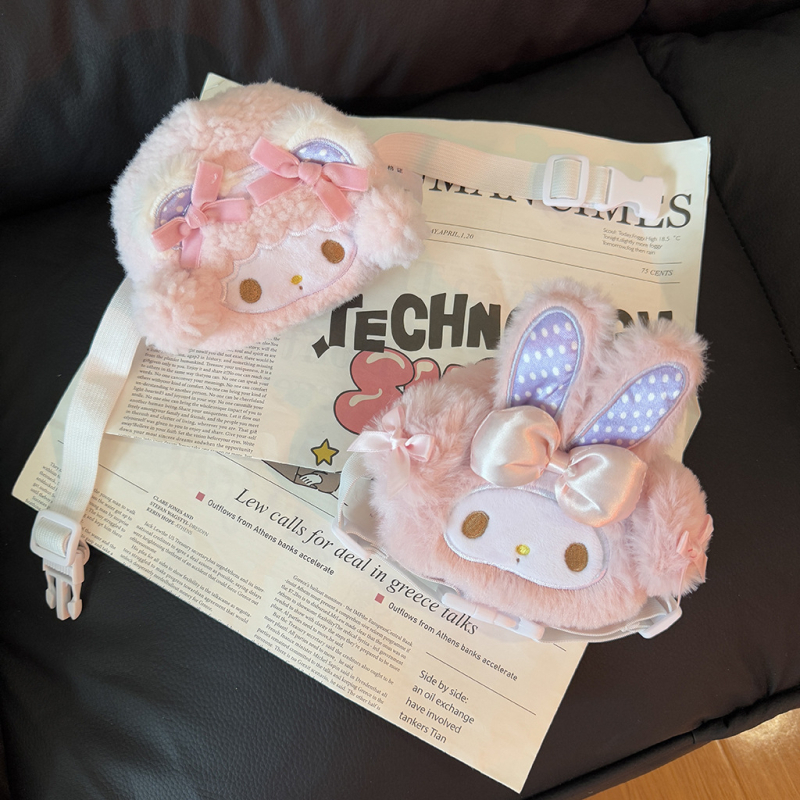 My Melody плюшени завесни връзки с карикатурна кукла за спалня и детска стая