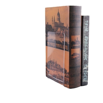 Укрепен прозрачен акрилен Л-образен настолен държач за книги