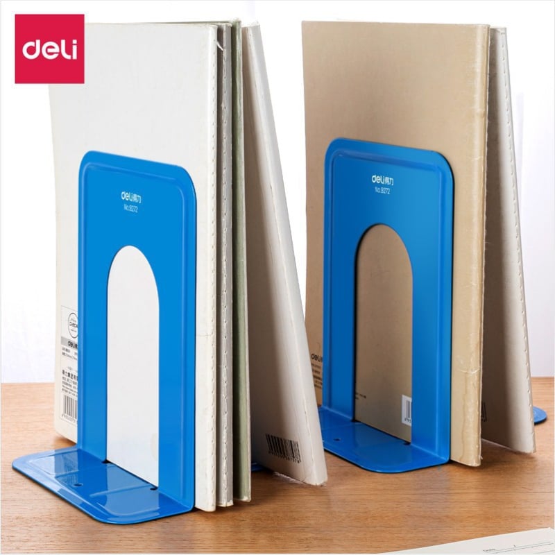 Deli 9272 Железен държач за книги, 7-инчов, за бюро