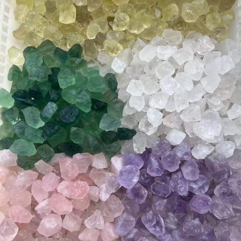 Prirodni kristal, ručno izrađeni mali ukrasi za aromaterapiju s pletenim koncem
