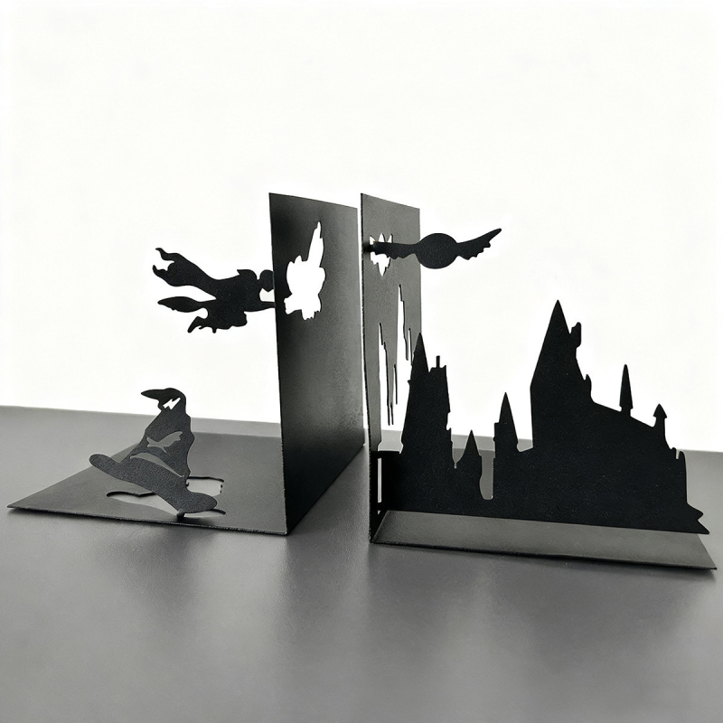 Метален книжен стопер в европейско-американски фентъзи стил, магическа тема, креативна декоративна поставка за полица