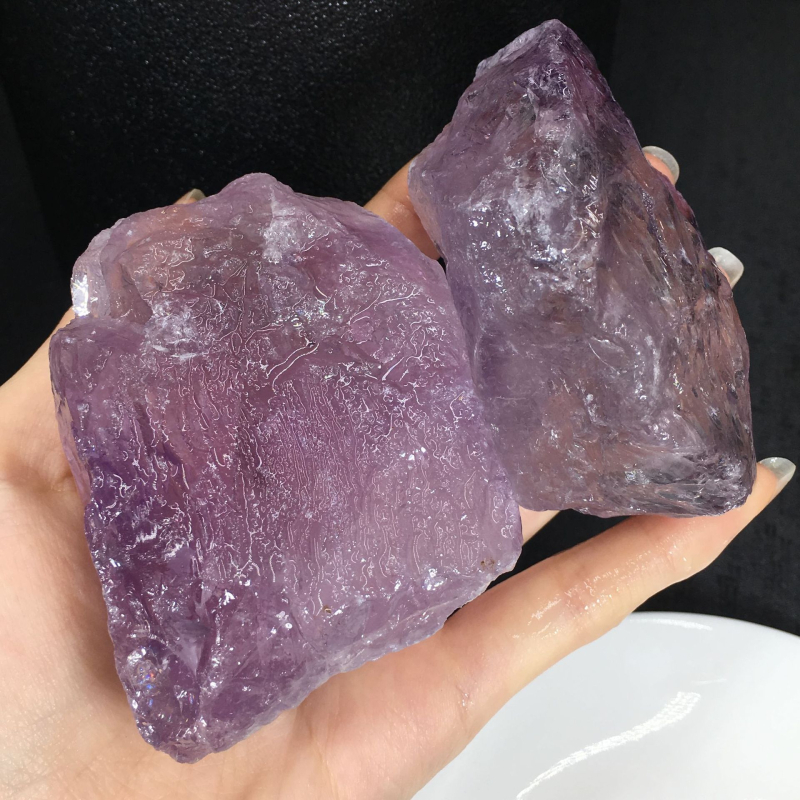 Prirodni brazilski ametist, sirovi kamen, 3–6 cm, mineralni uzorak za učenje djece
