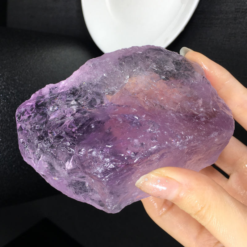 Prirodni brazilski ametist, sirovi kamen, 3–6 cm, mineralni uzorak za učenje djece