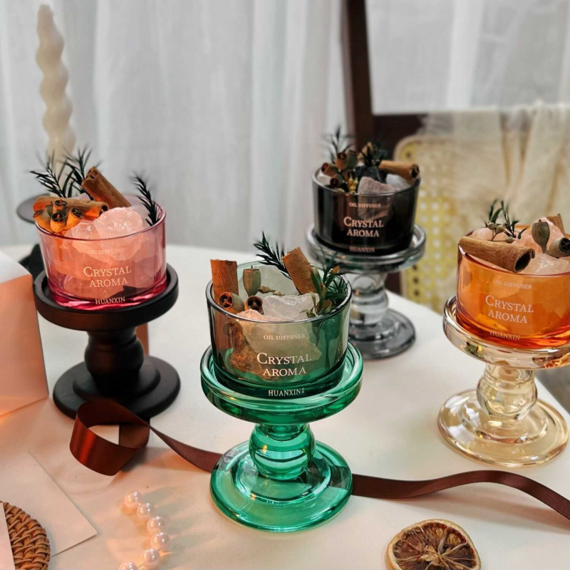Difuzor aromaterapije bez plamena – kristalni kamen za unutarnju dekoraciju sobe, spavaću sobu