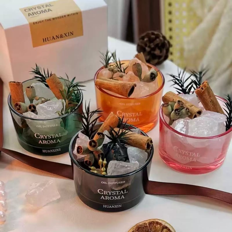 Prirodni kristalni difuzni kamen za aromaterapiju, uredski dekor, minimalistička ukras