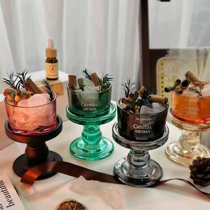 Prirodni kristalni difuzni kamen za aromaterapiju, uredski dekor, minimalistička ukras