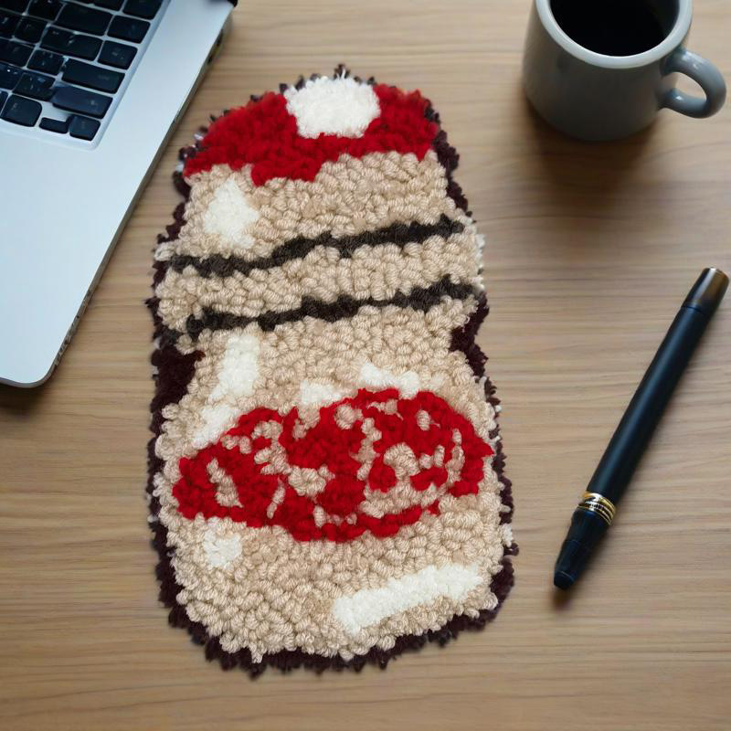 Комплект за punch needle бродерия за подложки за чаши — DIY ръчна изработка