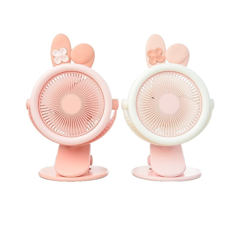 Sanrio Kuromi Meimei Rabbit USB клип-фен, преносим настолен вентилатор за общежитие и офис