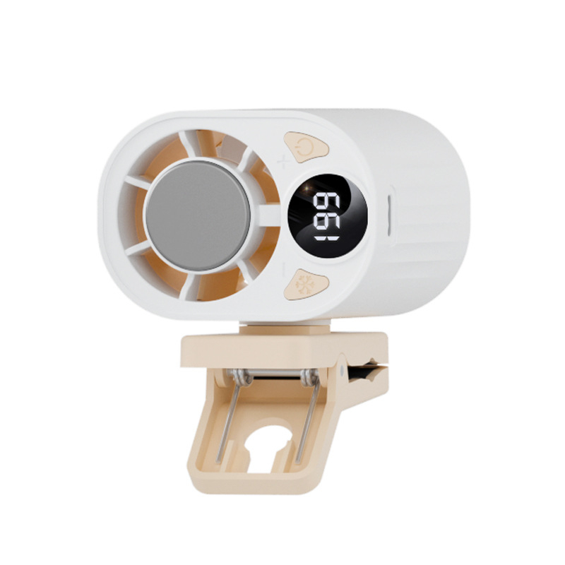 Κλιπ-ανεμιστήρας X30 για εξωτερική χρήση, USB επαναφορτιζόμενος, ψύξη με πάγο, 5 ταχύτητες, brushless κινητήρας
