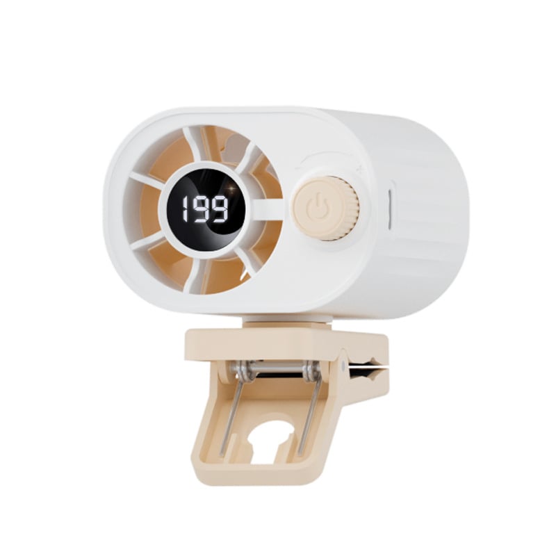 Κλιπ-ανεμιστήρας X30 για εξωτερική χρήση, USB επαναφορτιζόμενος, ψύξη με πάγο, 5 ταχύτητες, brushless κινητήρας