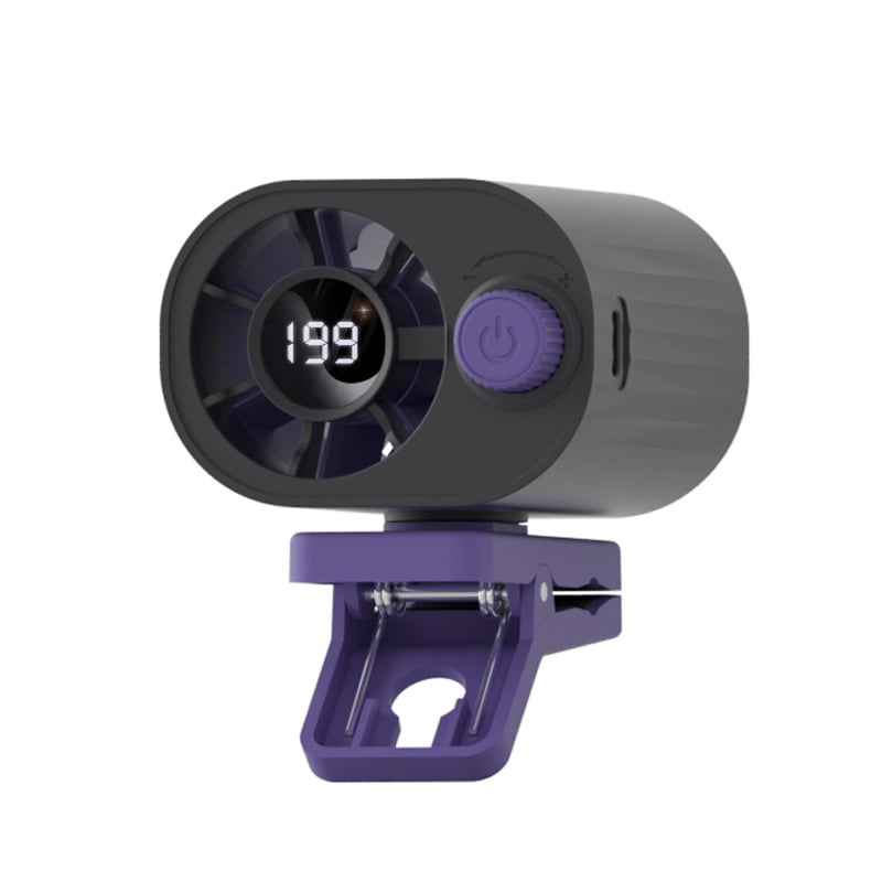 Κλιπ-ανεμιστήρας X30 για εξωτερική χρήση, USB επαναφορτιζόμενος, ψύξη με πάγο, 5 ταχύτητες, brushless κινητήρας