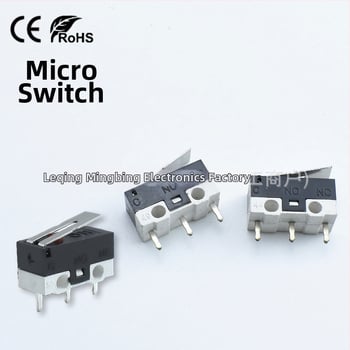 KW10 mini mikrospínač s 3-pinovým priamym ovládačom, momentálny kontakt, obmedzovací spínač