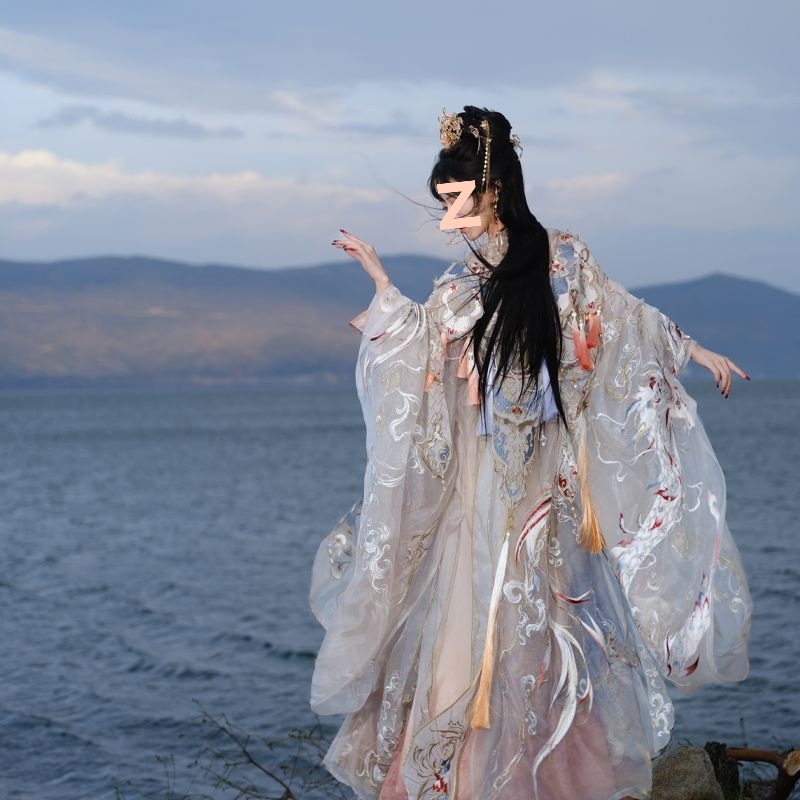 Hanfu inspiriran dinastijom Song, bogata izvezena tkanina, moderni Han elementi, komplet za par, elegantan izgled