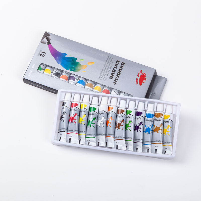 Set pigmenata, 12 boja, 12 ml za akril, uljnu, akvarel i gouache – za skice