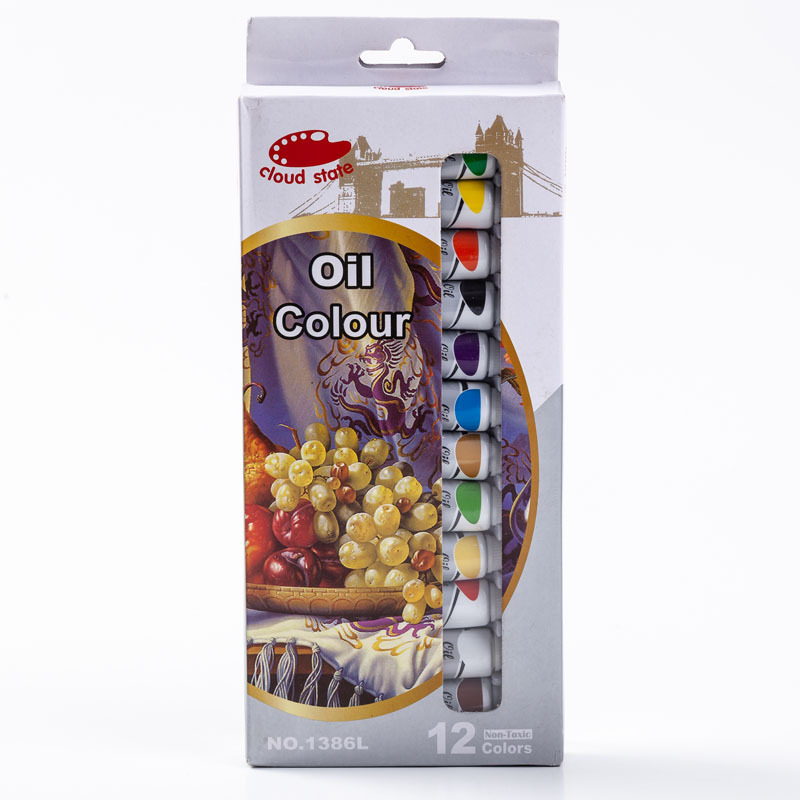 Set pigmenata, 12 boja, 12 ml za akril, uljnu, akvarel i gouache – za skice