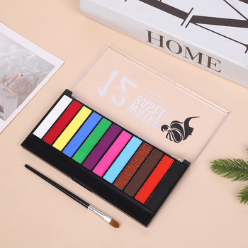 Set od 12 vodotopnih uljnih boja za crtanje tijela, scenski makeup i plesnu umjetnost