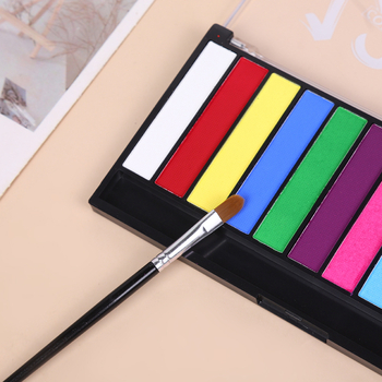 Set od 12 vodotopnih uljnih boja za crtanje tijela, scenski makeup i plesnu umjetnost